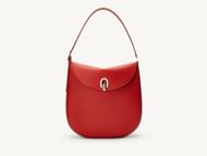 Best red handbags to gift her this Valentine's Day- Savette Large Tondo Hobo - $875 (Image via NET-A-PORTER)